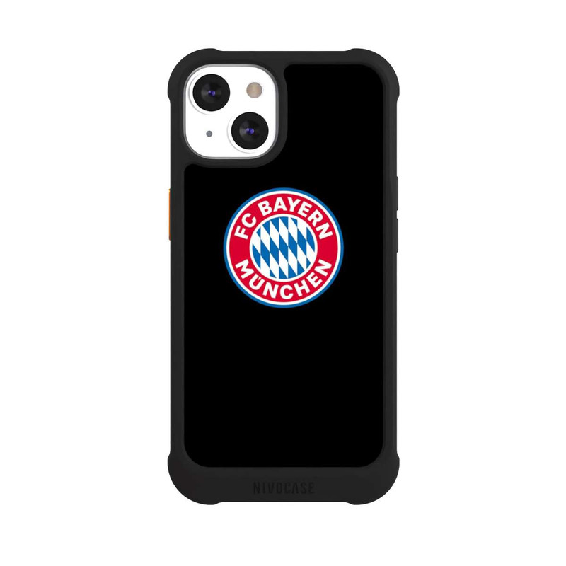 iPhone 13 NIVOmax FCB Logo auf Schwarz
