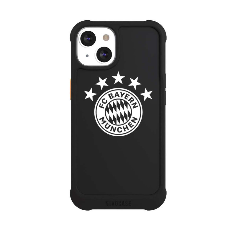 iPhone 13 NIVOmax FCB Logo plain with stars - transparent