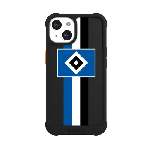 Apple iPhone 13 NIVOmax HSV Streifen - Blau-Weiß-Schwarz - ohne Hintergrund