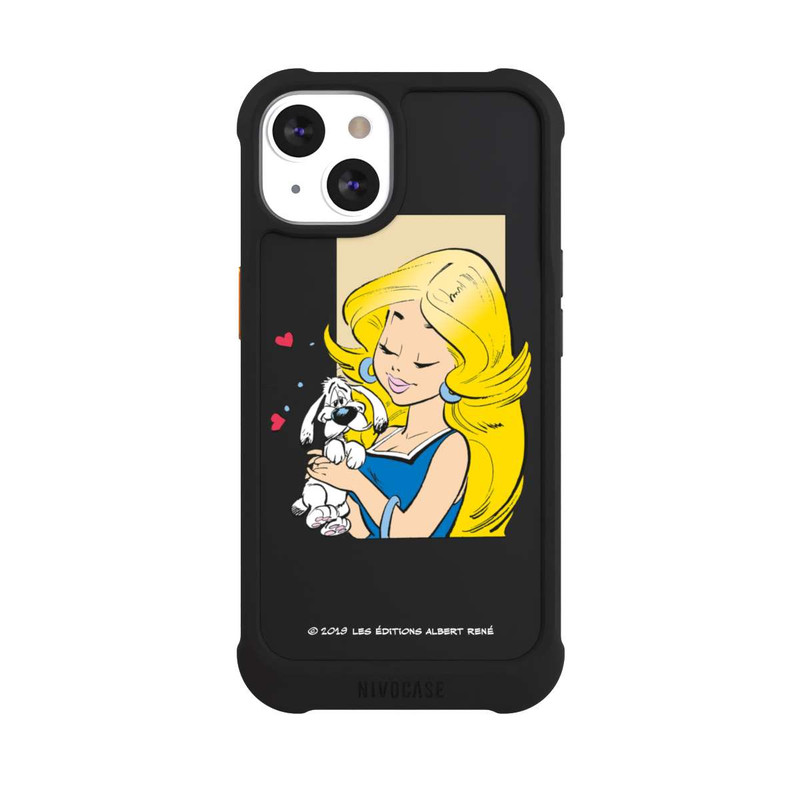 iPhone 13 NIVOmax Falbala et Idéfix Amoureux Transparent