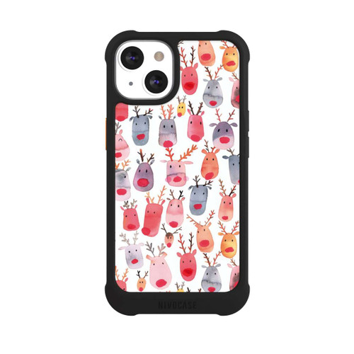 Apple iPhone 13 NIVOmax  Niedliches Rentieraquarell