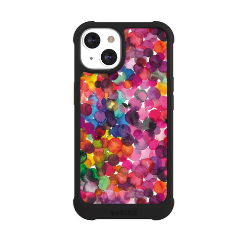 Apple iPhone 13 NIVOmax Überlappende Aquarellpunkte