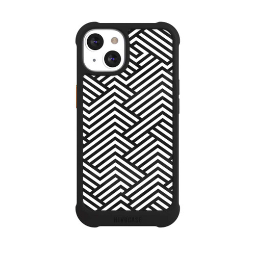 Apple iPhone 13 NIVOmax Black and White ZigZag