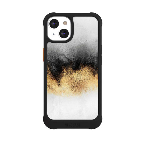 Apple iPhone 13 NIVOmax Grauer Himmelstaub Golddruck