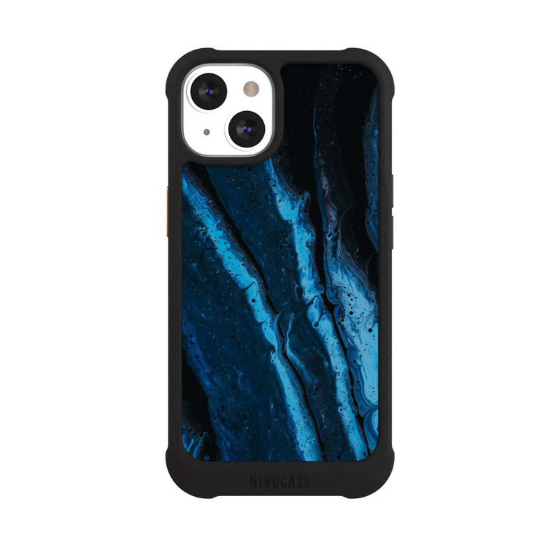 iPhone 13 NIVOmax Blue oil texture
