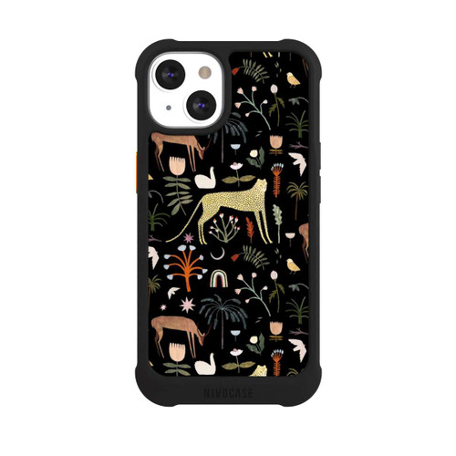 Apple iPhone 13 NIVOmax Wilde Gartenbuchstaben von Léa Le Pivert