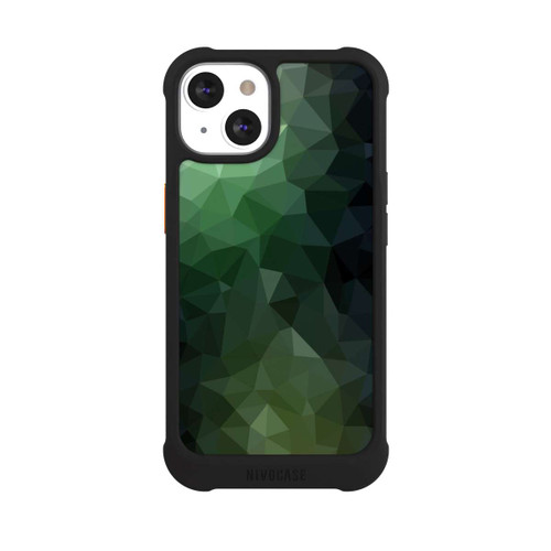 Apple iPhone 13 NIVOmax Polygonal Mosaic Green