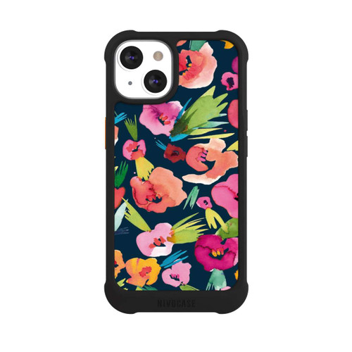 Apple iPhone 13 NIVOmax Watercolor Tropical Flowers
