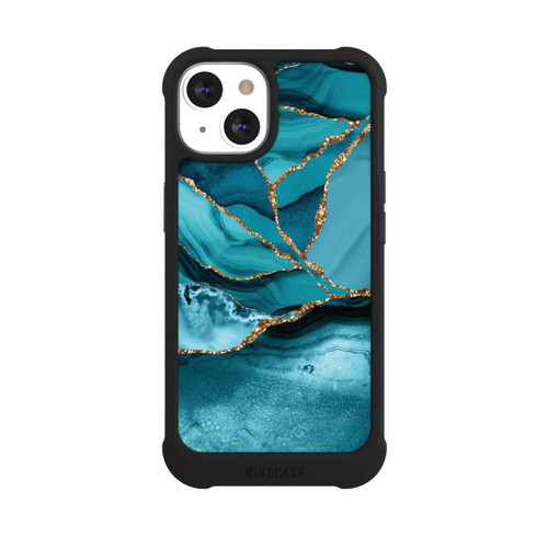 Apple iPhone 13 NIVOmax Marbre Bleu Glacier