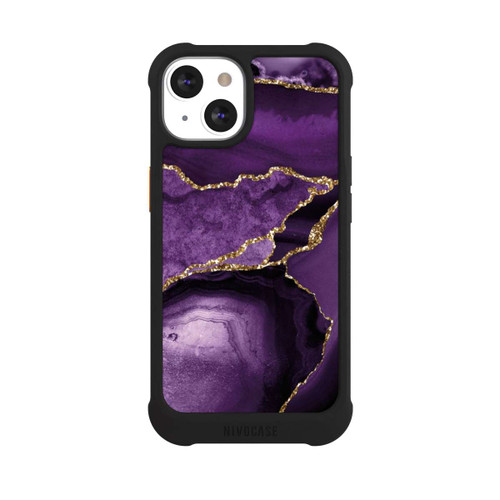 Apple iPhone 13 NIVOmax Marbre Violet Paysage