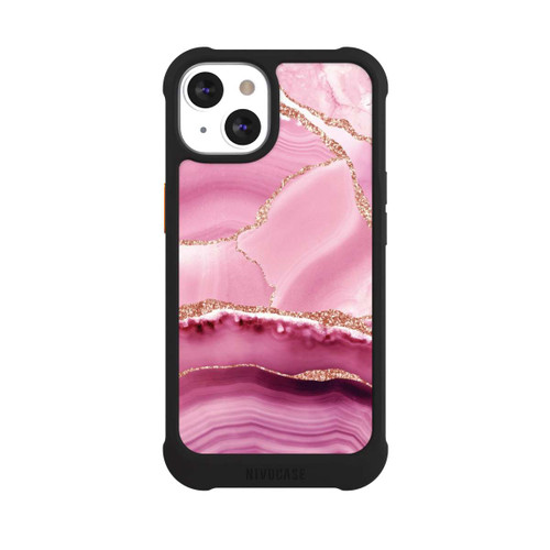 Apple iPhone 13 NIVOmax Meerjungfrauen Pink Marmor