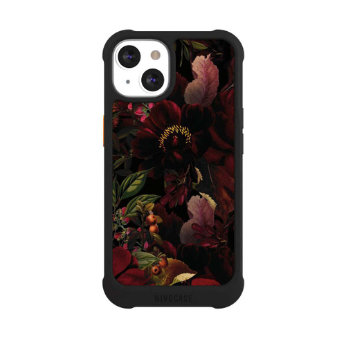 Apple iPhone 13 NIVOmax Champ de Fleurs Foncé