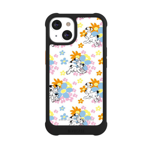 Apple iPhone 13 NIVOmax Idéfix sur fleurs colorées