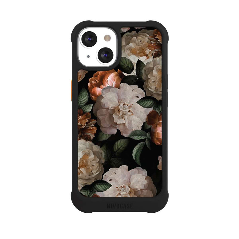 iPhone 13 NIVOmax Tapete mit Kupferrosen