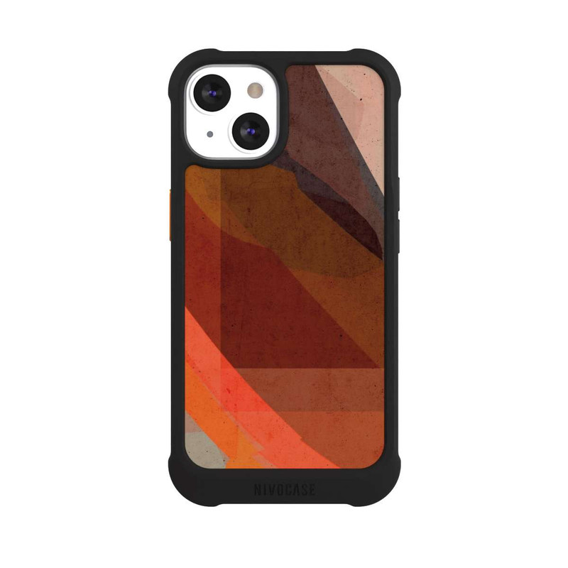 iPhone 13 NIVOmax Vague rouge rouille