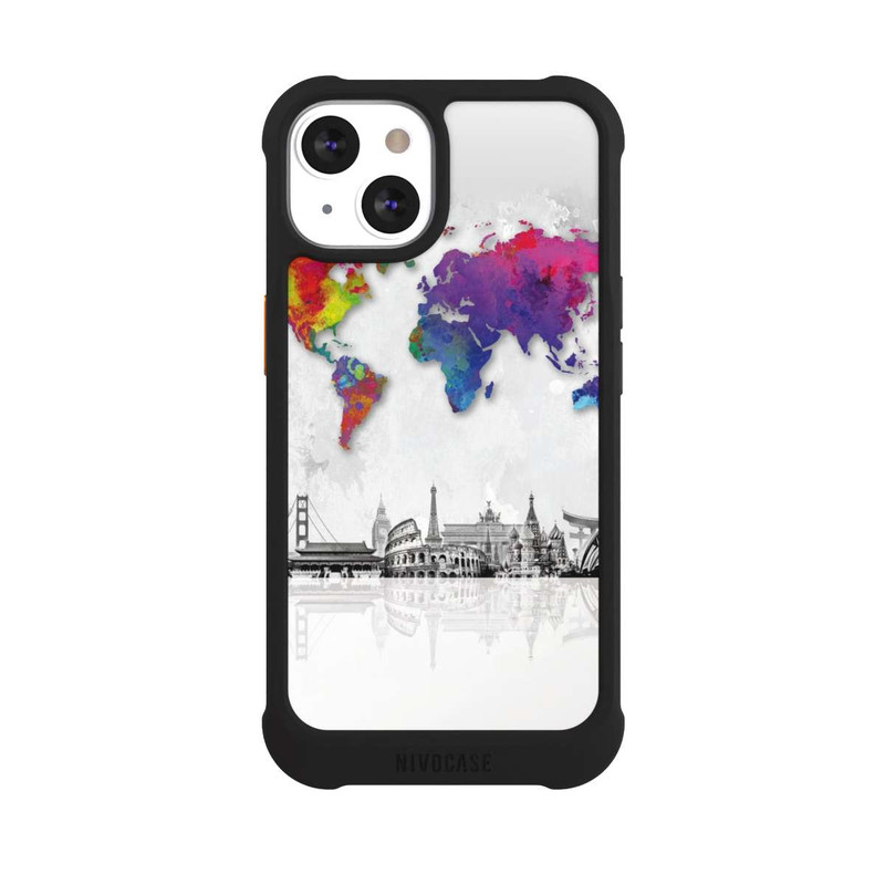 iPhone 13 NIVOmax Worldmap with Skyline