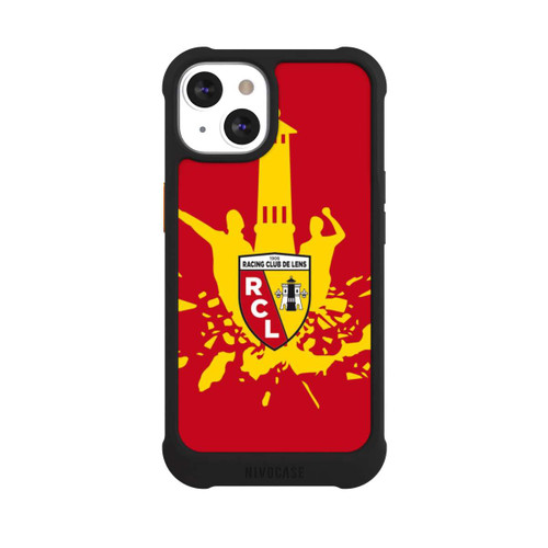 Apple iPhone 13 NIVOmax RC Lens Turm Gelb auf Rot