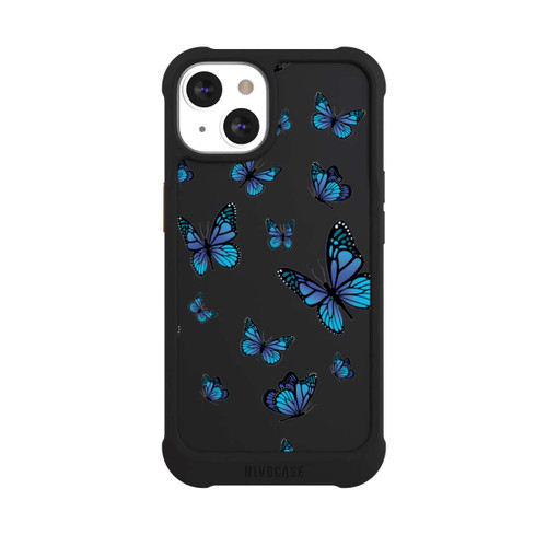 Apple iPhone 13 NIVOmax Schmetterlingmuster Transparent