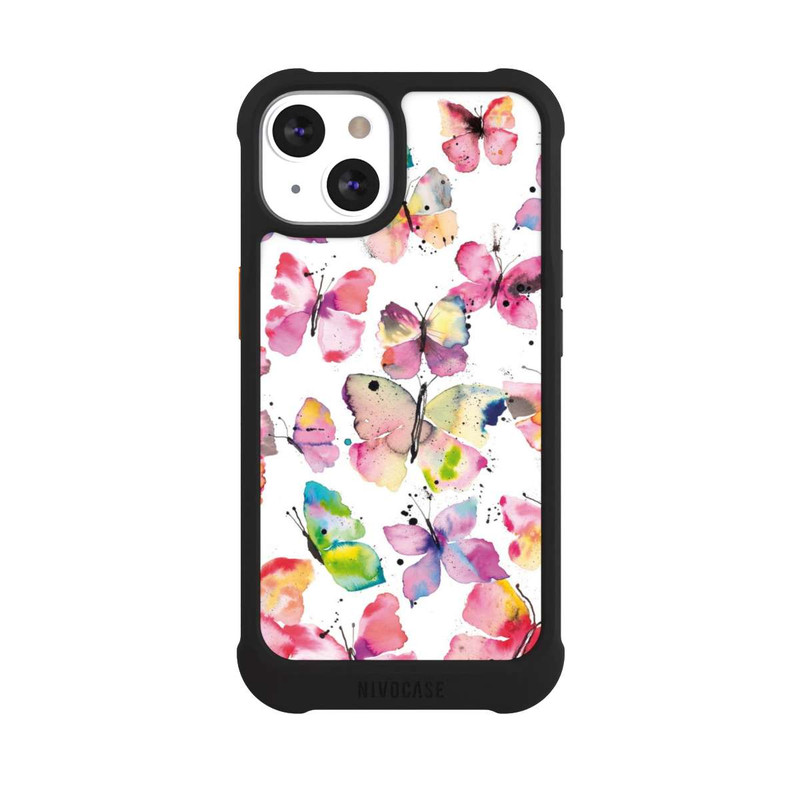 iPhone 13 NIVOmax Aquarell Frühlingsschmetterlinge