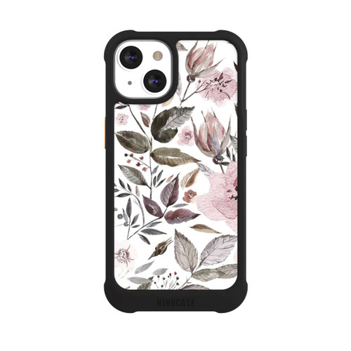 Apple iPhone 13 NIVOmax Aquarell braune Rosenblüten