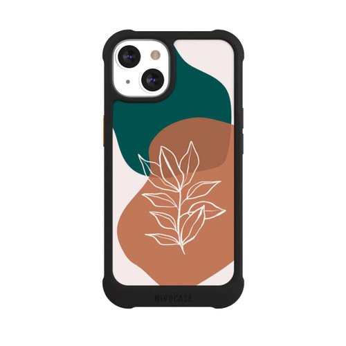 Apple iPhone 13 NIVOmax Abstract Botanical Pattern 3