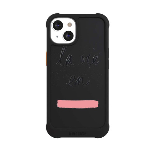 Apple iPhone 13 NIVOmax La vie en Pink Transparent