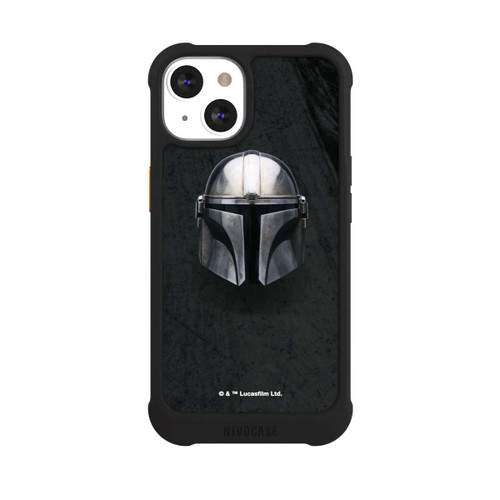 Apple iPhone 13 NIVOmax Schwarzer Mandalorianer Helm