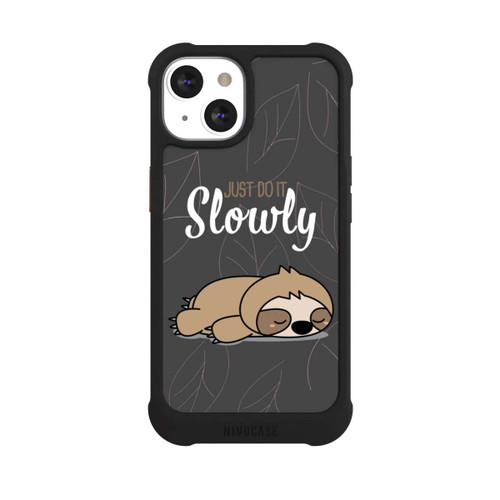 Apple iPhone 13 NIVOmax Just Do It Slowly Sloth Grey