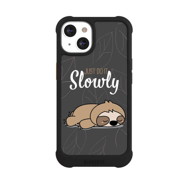 iPhone 13 NIVOmax Just Do It Slowly Sloth Grey