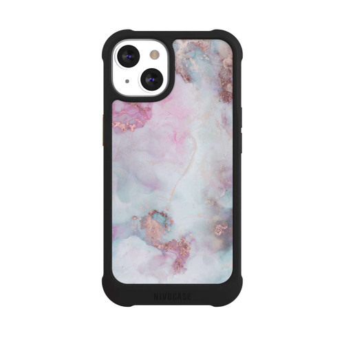 Apple iPhone 13 NIVOmax Encre Alcool Marbre Bleu