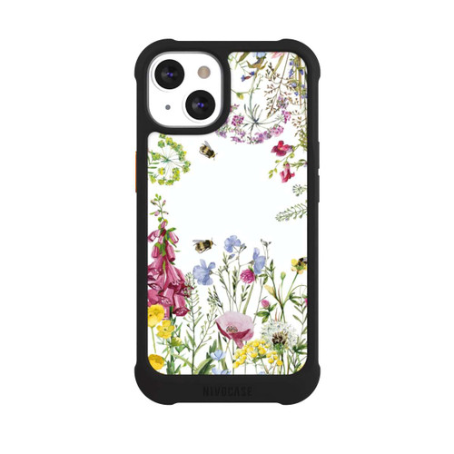 Apple iPhone 13 NIVOmax Cadre de fleurs sauvages des prés d'été