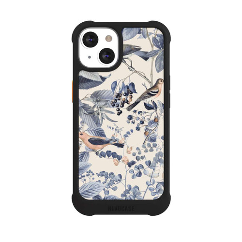 Apple iPhone 13 NIVOmax Oiseaux Et Baies en Beige