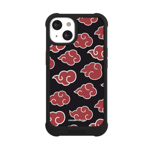 Apple iPhone 13 NIVOmax Akatsuki Pattern Black Big