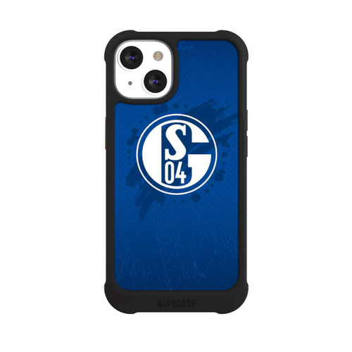 Apple iPhone 13 NIVOmax Schalke 04 Farbe Fleck Blau