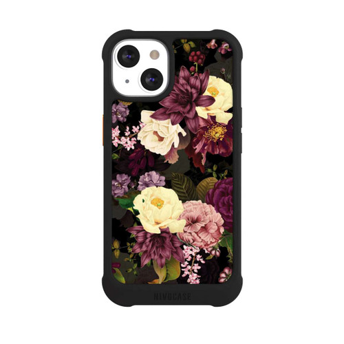 Apple iPhone 13 NIVOmax Fleurs Sombres &amp; Abeilles