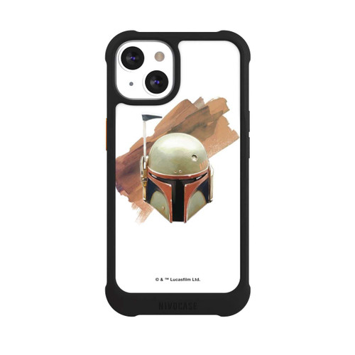 Apple iPhone 13 NIVOmax Boba Fett Helmet White