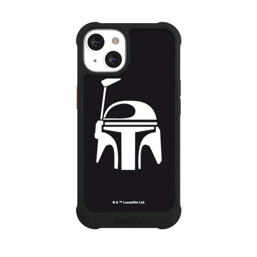 Apple iPhone 13 NIVOmax Boba Fett Helm Schwarz