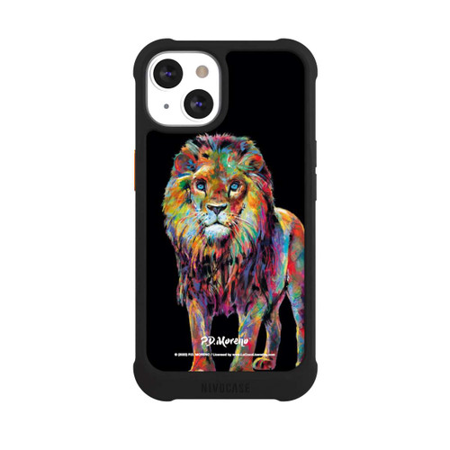 Apple iPhone 13 NIVOmax Löwe Bunte Kunst von P.D. Moreno