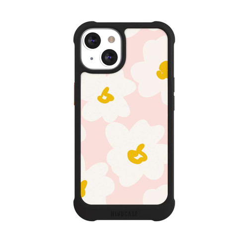 Apple iPhone 13 NIVOmax Retro Flower Wall Daisy Apricot