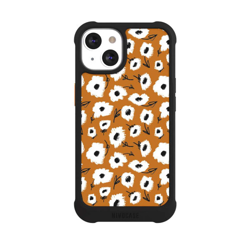 Apple iPhone 13 NIVOmax Pattern Fleurs Ocres
