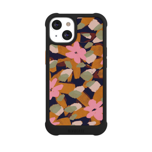 Apple iPhone 13 NIVOmax Pattern Fleurs Roses