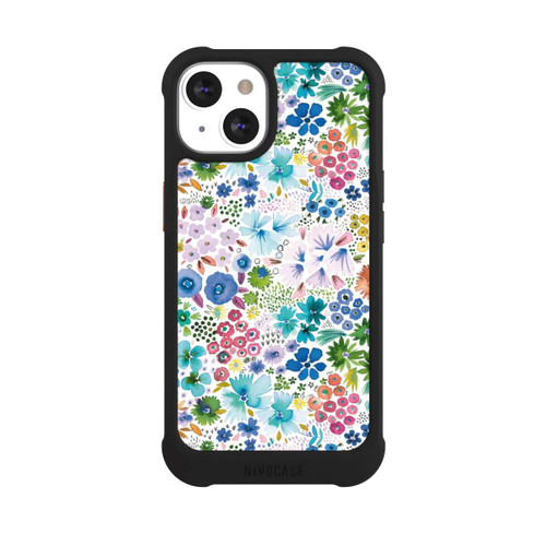 Apple iPhone 13 NIVOmax Petites Fleurs de Printemps Bleues