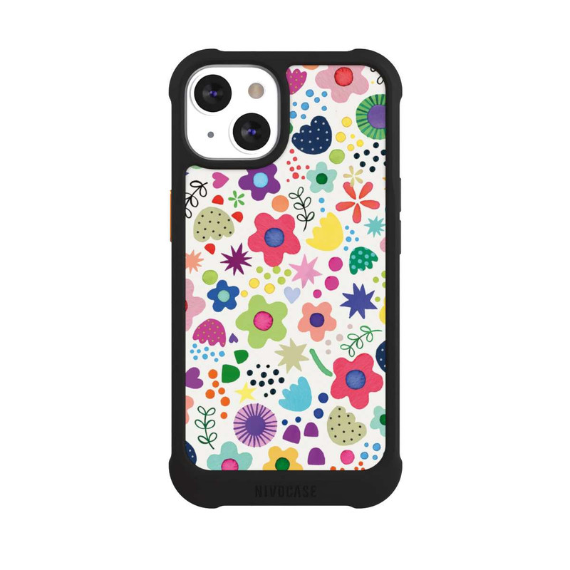 iPhone 13 NIVOmax Psychedelic Flowers Colorful