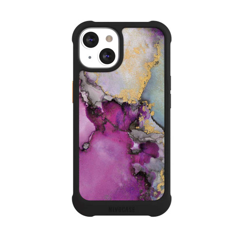 Apple iPhone 13 NIVOmax Alcohol Ink Art Pink