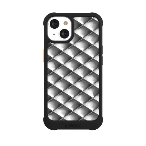 Apple iPhone 13 NIVOmax Carrés argentés Glamour