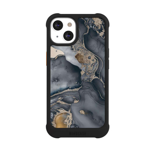 Apple iPhone 13 NIVOmax Alcohol Ink Gold Grey