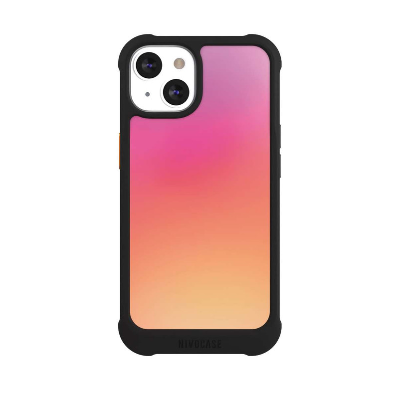 iPhone 13 NIVOmax Pastell Pink Glitch