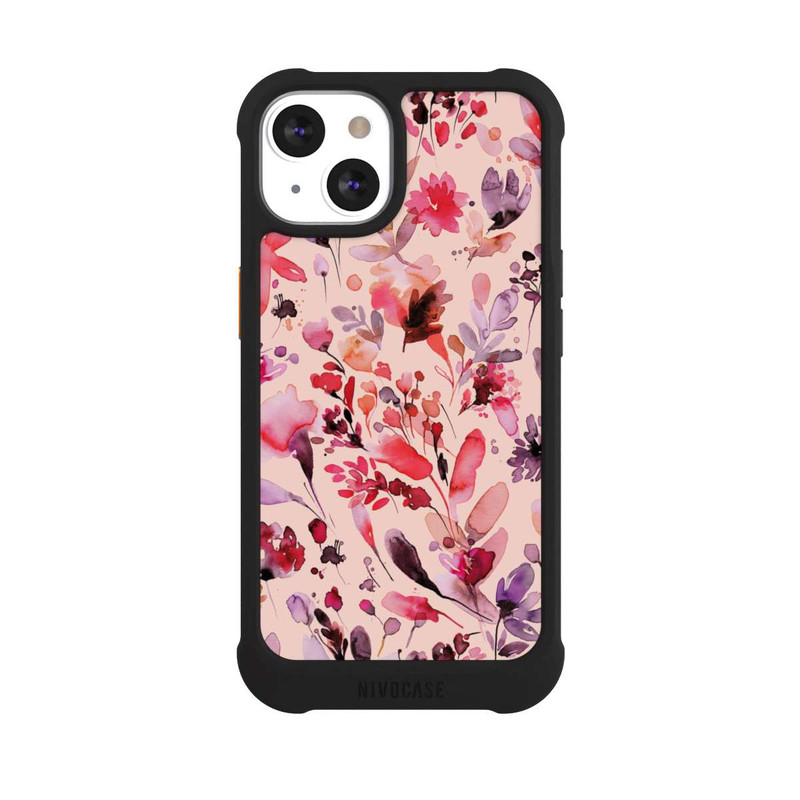 iPhone 13 NIVOmax Artsy Flowers Viva Magenta