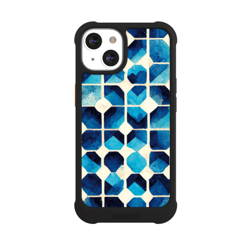 Apple iPhone 13 NIVOmax Motif bleu