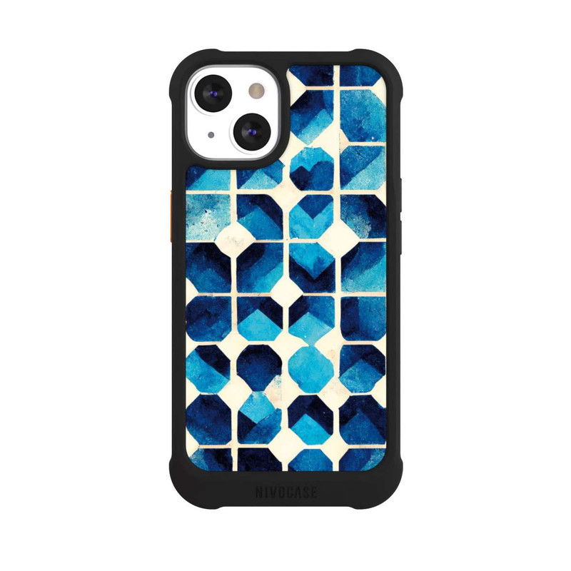 iPhone 13 NIVOmax Blaues Muster